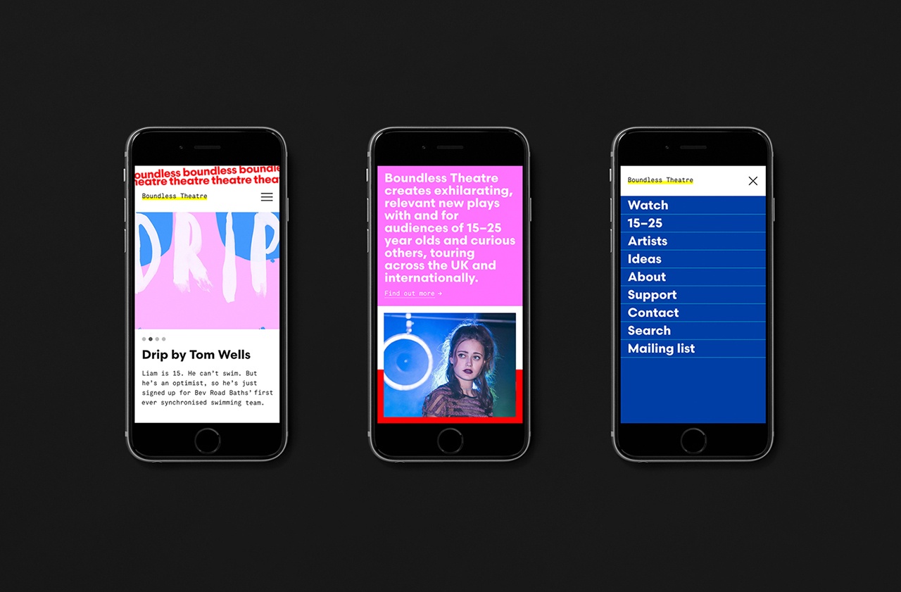 舞臺劇品牌網站設計